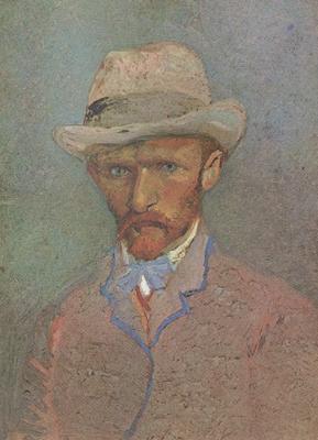 Vincent Van Gogh Self-Portrait with Grey Felt Hat (nn04) oil painting image
